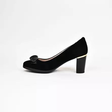 MARKO XXL Juhla-avokkaat Musta Nahka - Naisten juhlakengät - 131467 - 2