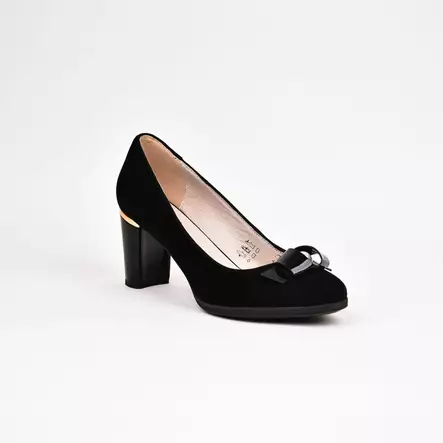 MARKO XXL Juhla-avokkaat Musta Nahka - Naisten juhlakengät - 131467 - 1