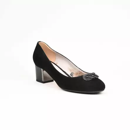 MARKO Juhala-avokkaat XL Musta Mokkanahka - Naisten juhlakengät - 131522-Musta - 1