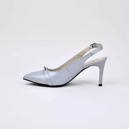 MARKO Juhla-avokkaat Harmaa Nahka - Naisten juhlakengät - 141386-H - 2